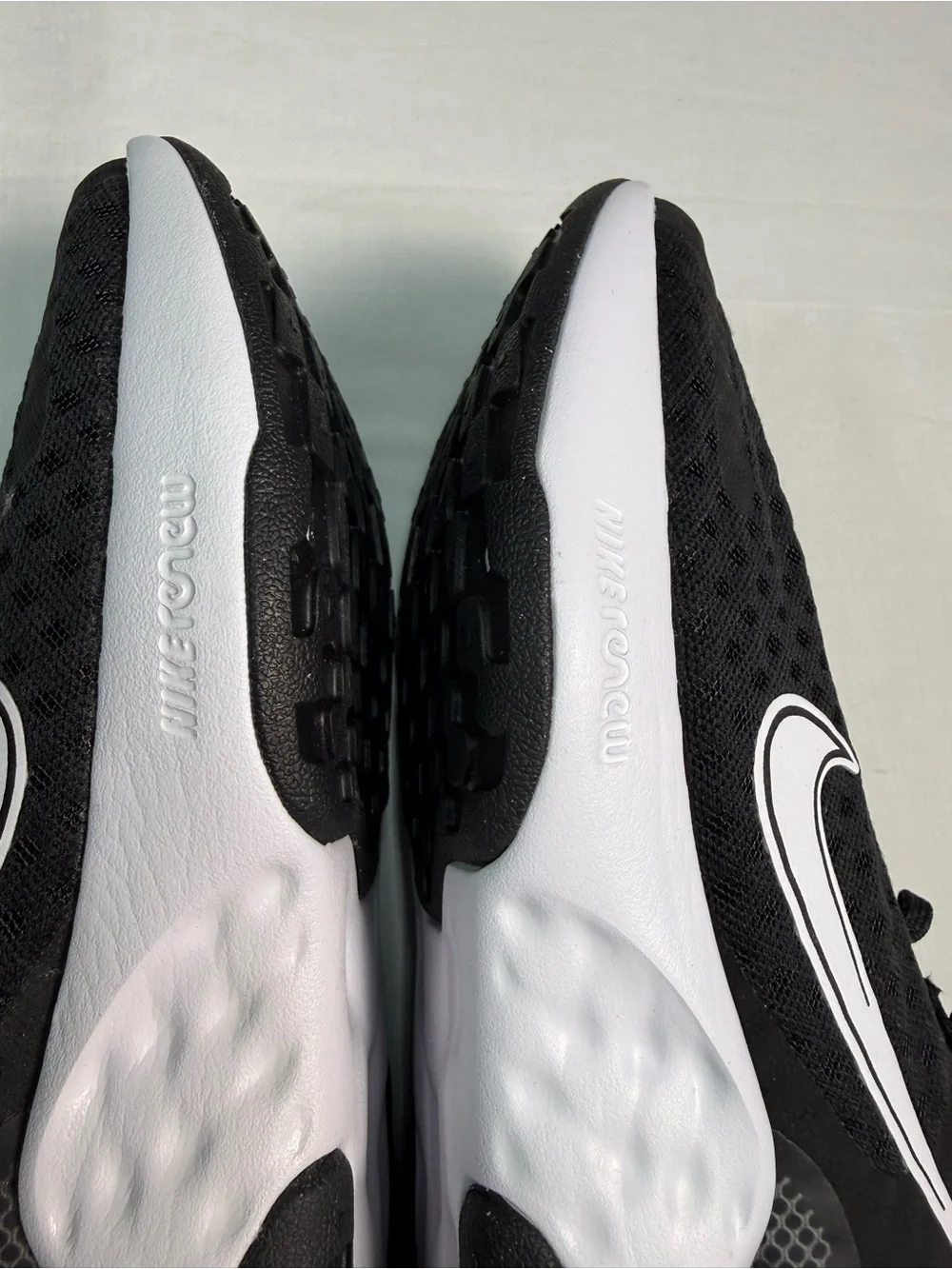 Nike Black and White Women's Running Sneakers